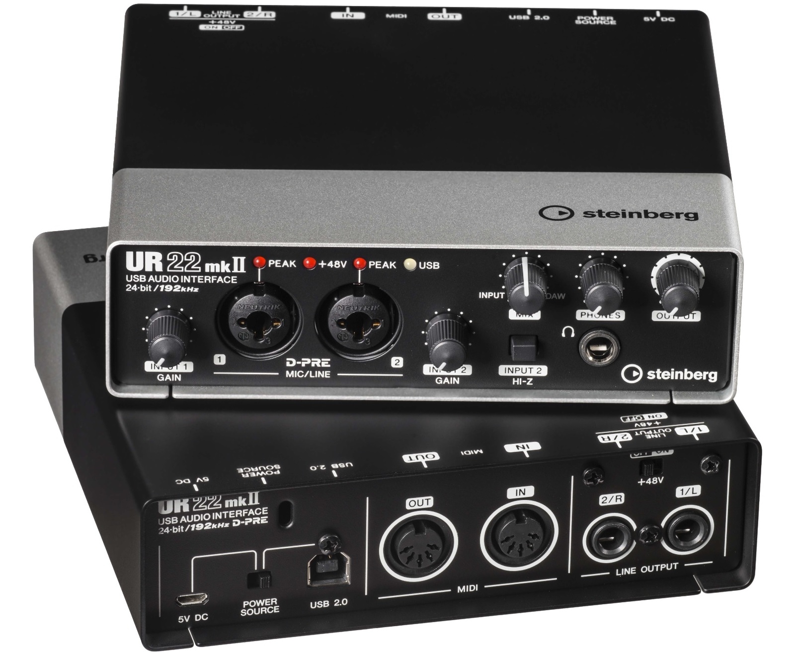 Steinberg UR22 mkII – обновлённый звуковой интерфейс для шины USB 2.0
