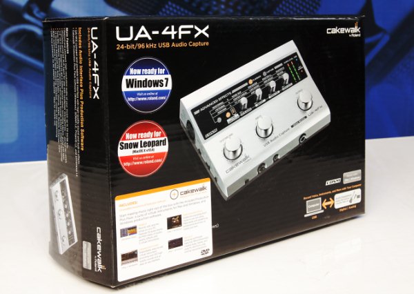  USB Roland Edirol Cakewalk UA 4FX 